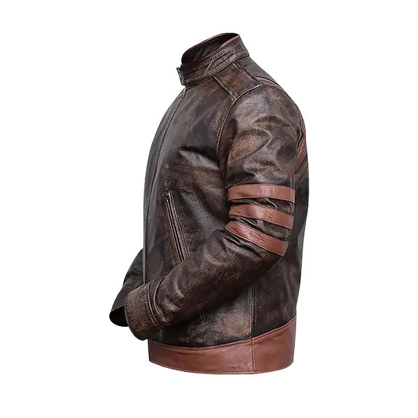 X-Men Origins Hugh Jackman Wolverine Vintage Genuine Leather Jacket